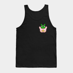 Gay Green Pup Bum Squeeze Tank Top